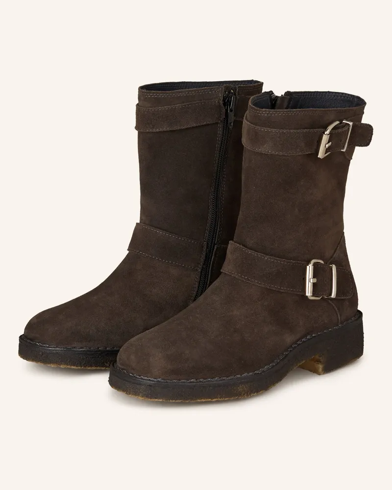 Billi Bi Biker Boots Dunkelbraun