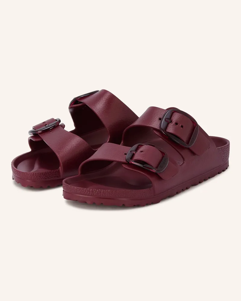 Birkenstock Pantoletten Arizona Big Buckle rot Dunkelrot