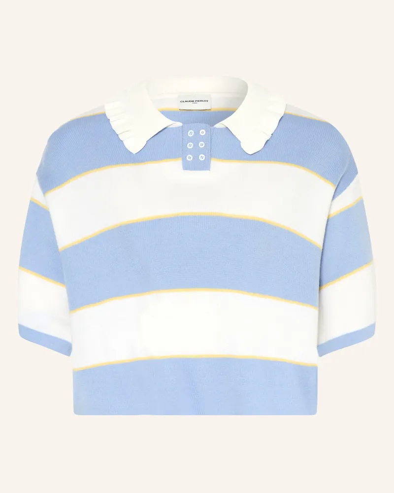 Claudie Pierlot Strickshirt blau Hellblau