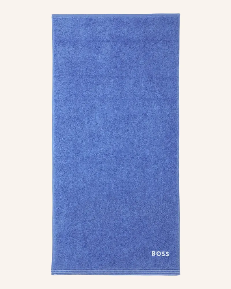 HUGO BOSS Handtuch Edge blau Hellblau