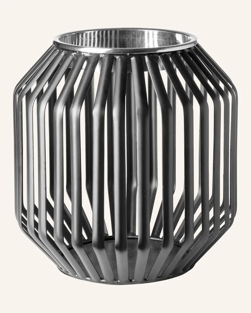Fink Windlicht Ohne Glas Murray silber Schwarz