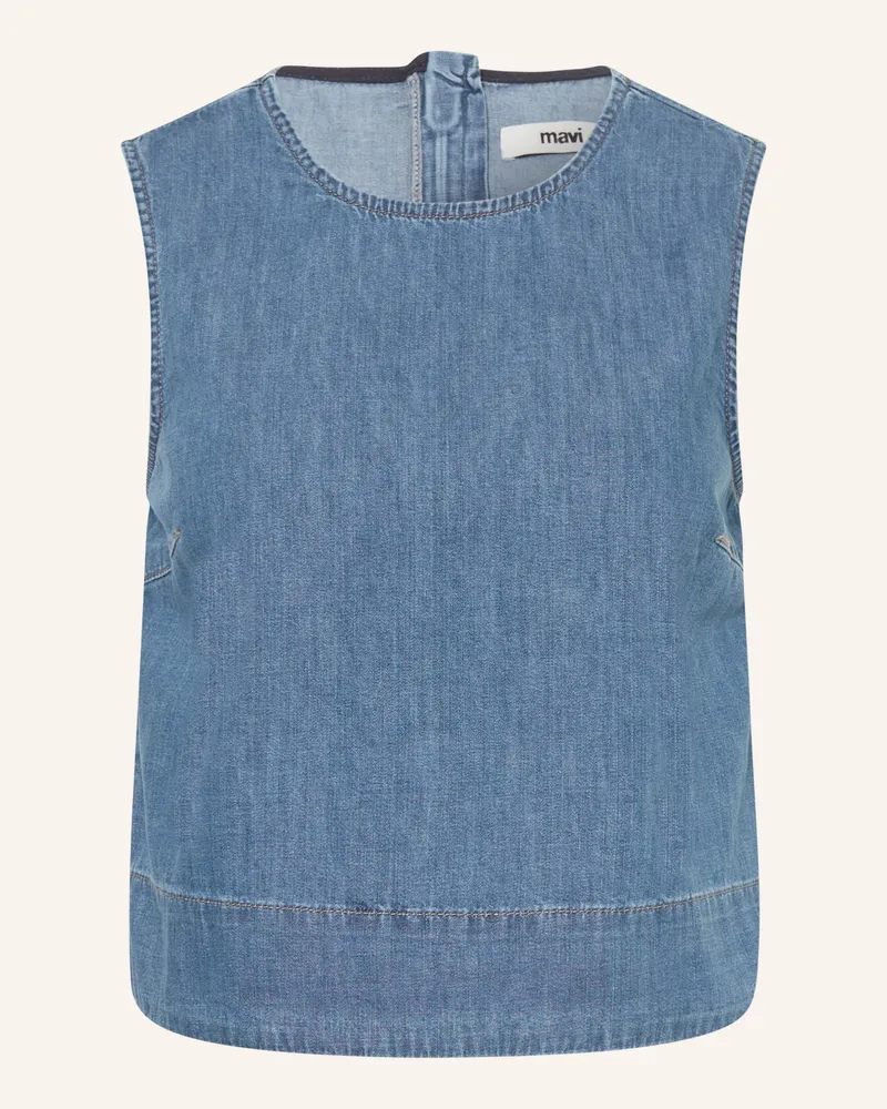 Mavi Jeans Top In Jeansoptik blau Blau