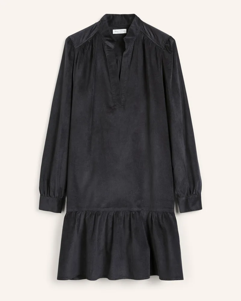 Marc O'Polo Samtkleid grau Grau