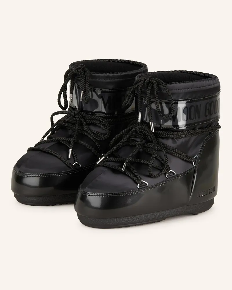 Moon Boot Moon Boots Icon Low Glance schwarz Schwarz