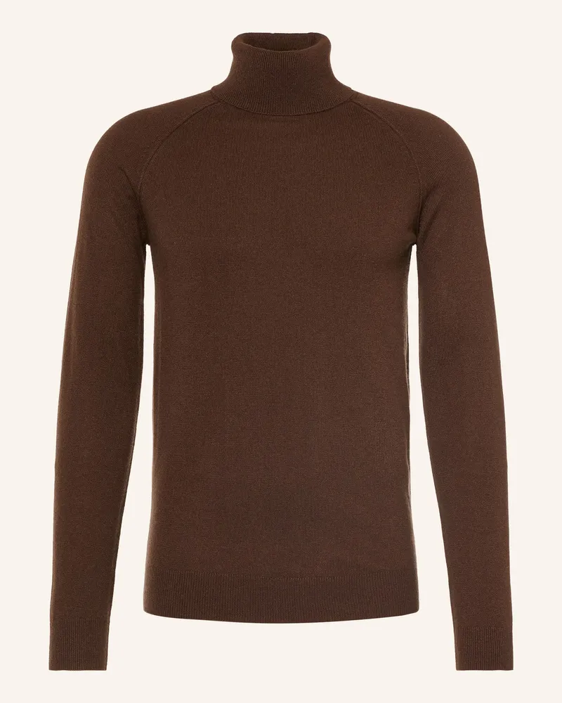 paul Rollkragenpullover Aus Cashmere braun Dunkelbraun