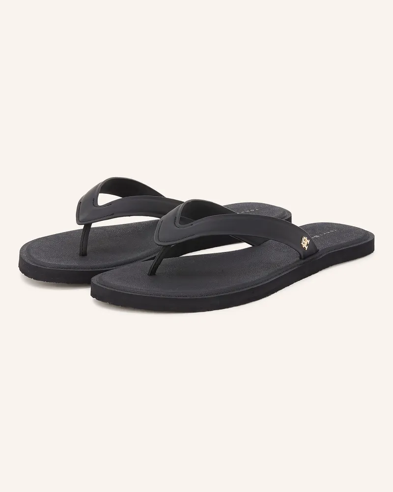 Tommy Hilfiger Zehentrenner SCANDI Schwarz