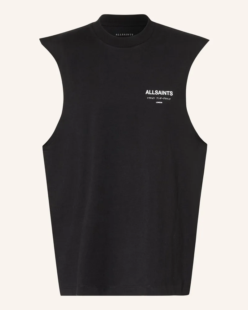 AllSaints Tanktop Underground schwarz Schwarz