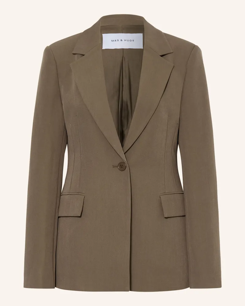 Mrs & HUGS Blazer gruen Khaki