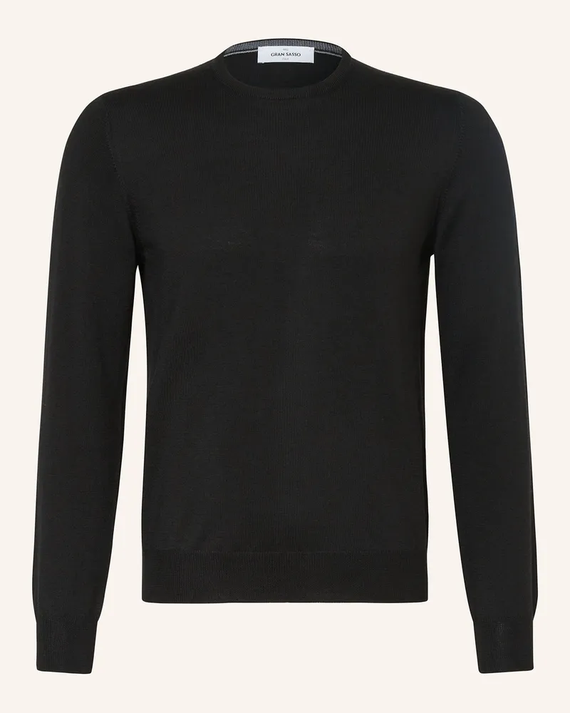 Gran Sasso Pullover schwarz Schwarz