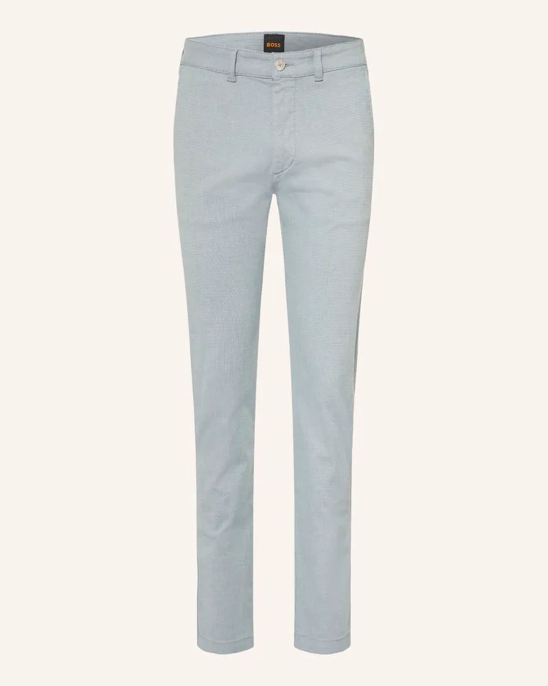 HUGO BOSS Chino Slim Fit grau Hellblau