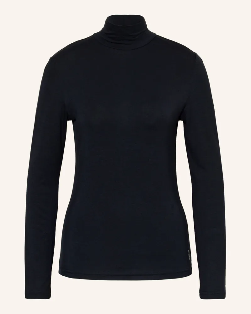 Boviva Rollkragenshirt Dunkelblau