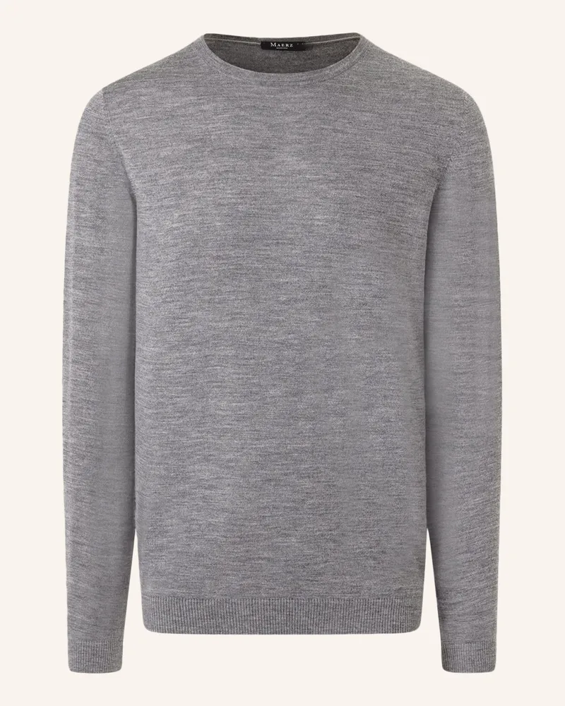 Maerz Pullover aus Merinowolle Grau