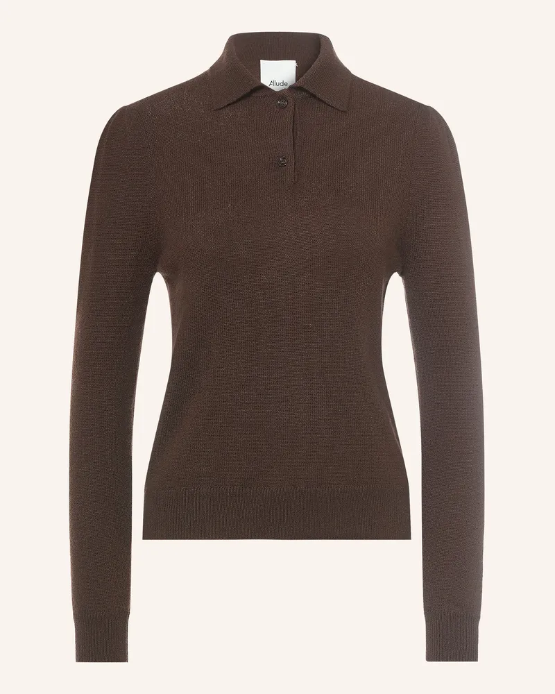 ALLUDE Cashmere-Pullover braun Dunkelbraun