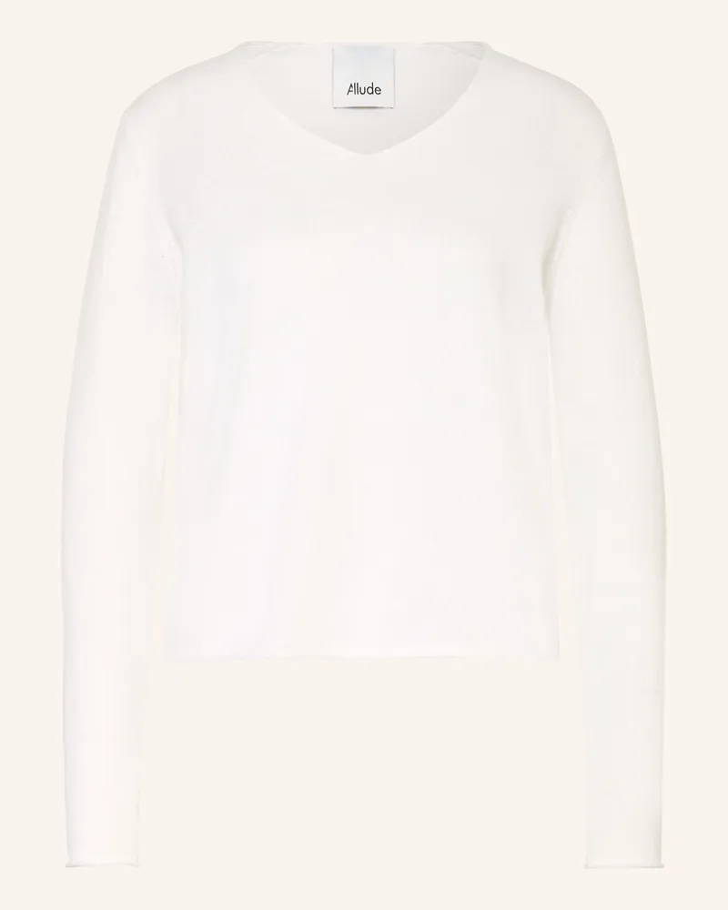 ALLUDE Pullover mit Cashmere Creme