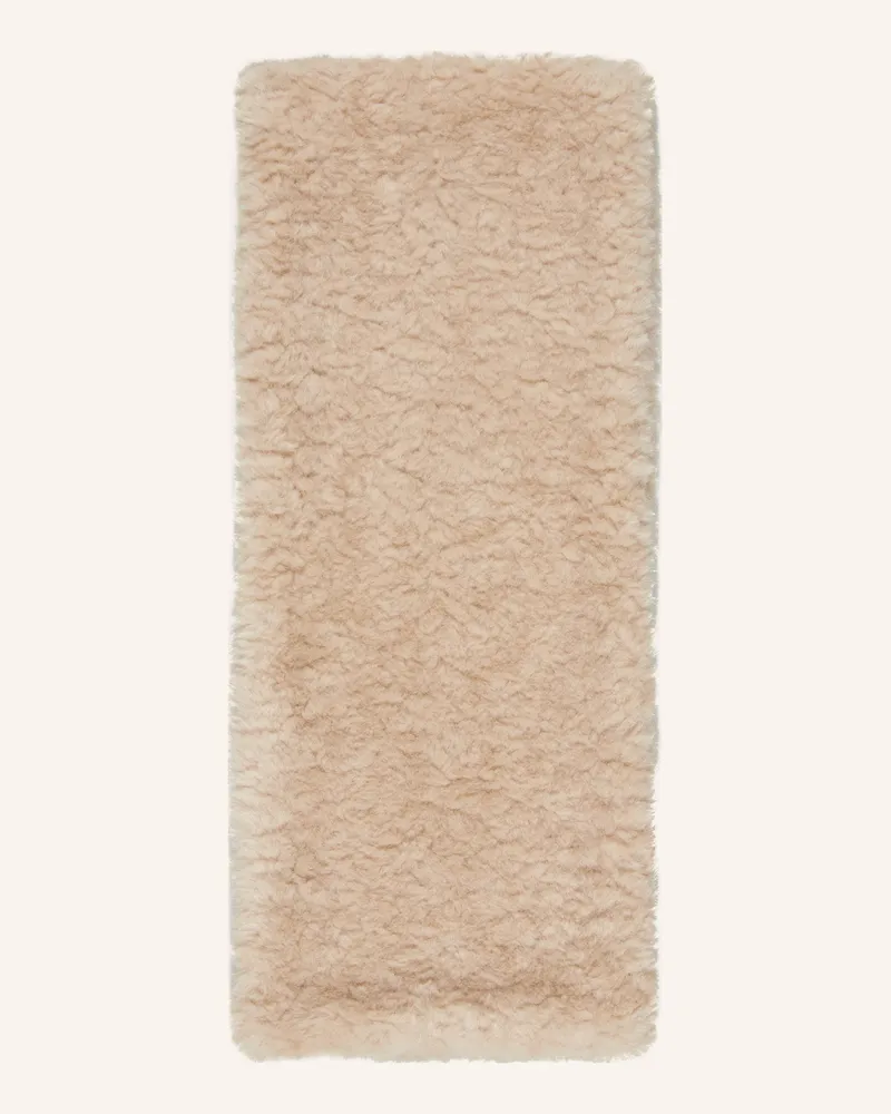 Darling Harbour Teddyfell-Schal Beige