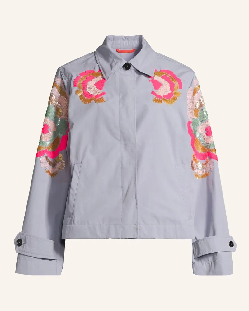 No. 1 Como Jacke BLUE mit Pailletten Hellblau