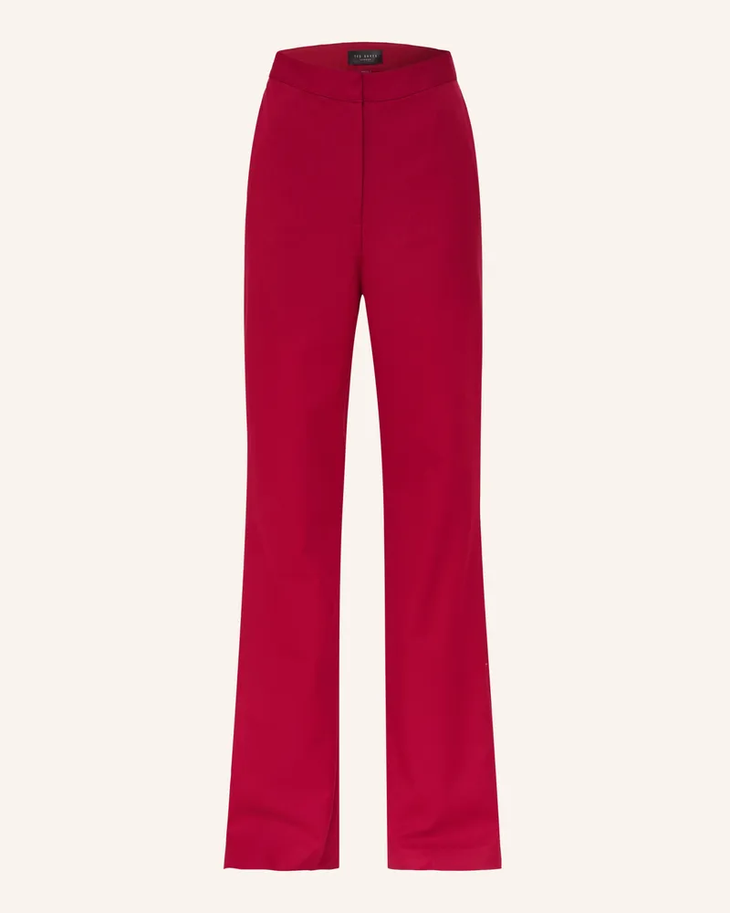 Ted Baker Marlenehose Dunkelrot
