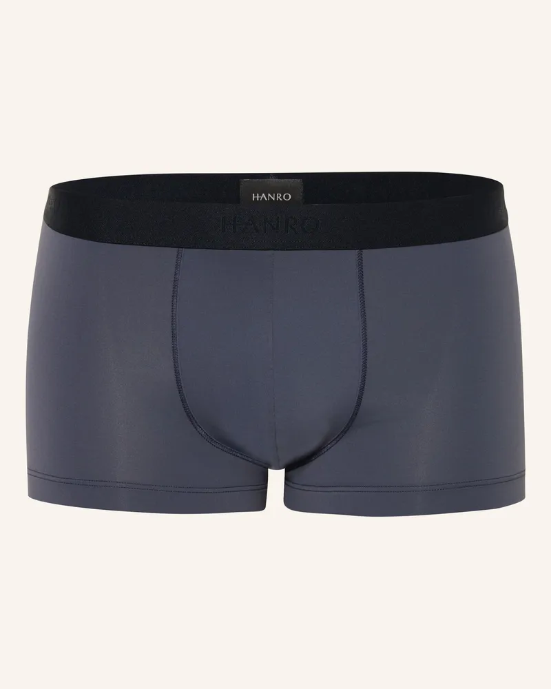 Hanro Boxershorts Micro Touch grau Dunkelgrau