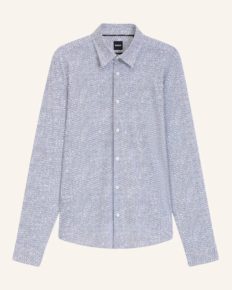 HUGO BOSS Casual Hemd P-ROAN-KENT-C1-233 Slim Fit Dunkelblau
