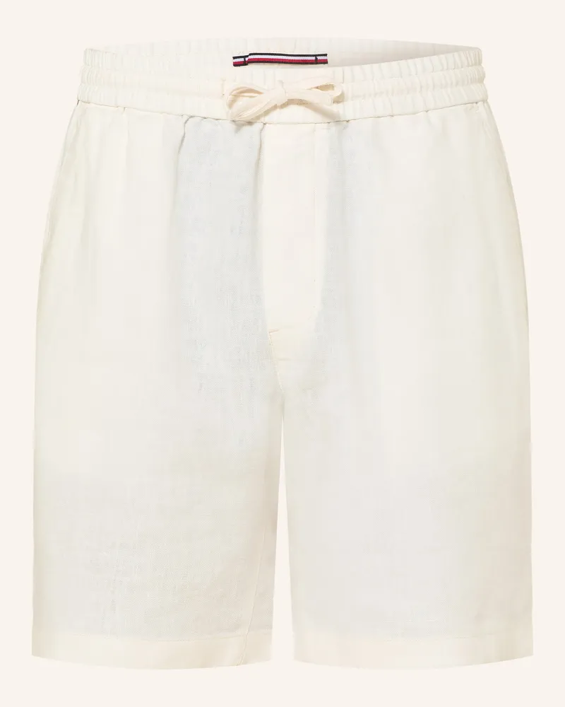 Tommy Hilfiger Leinenshorts Dover Regular Fit weiss Ecru