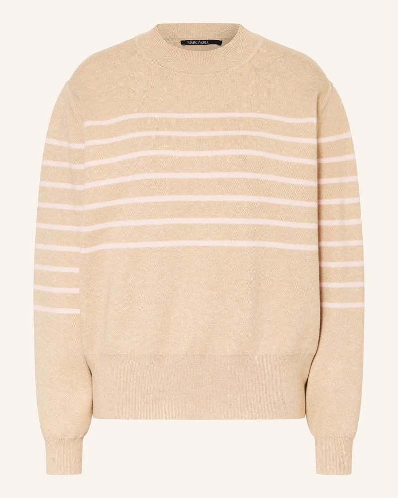 MARC AUREL Pullover braun Beige