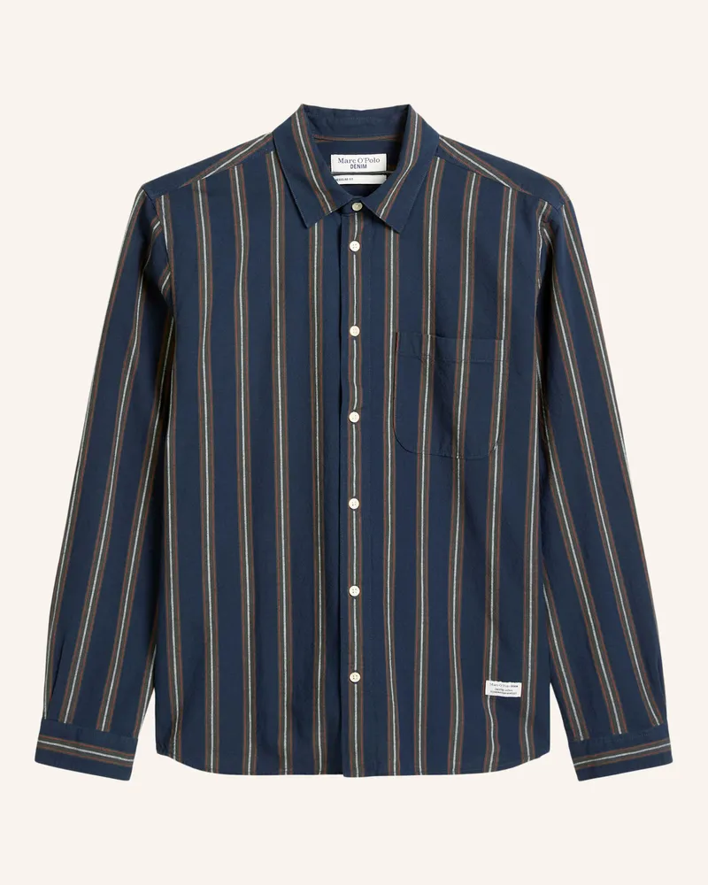 Marc O'Polo Hemd blau Dunkelblau