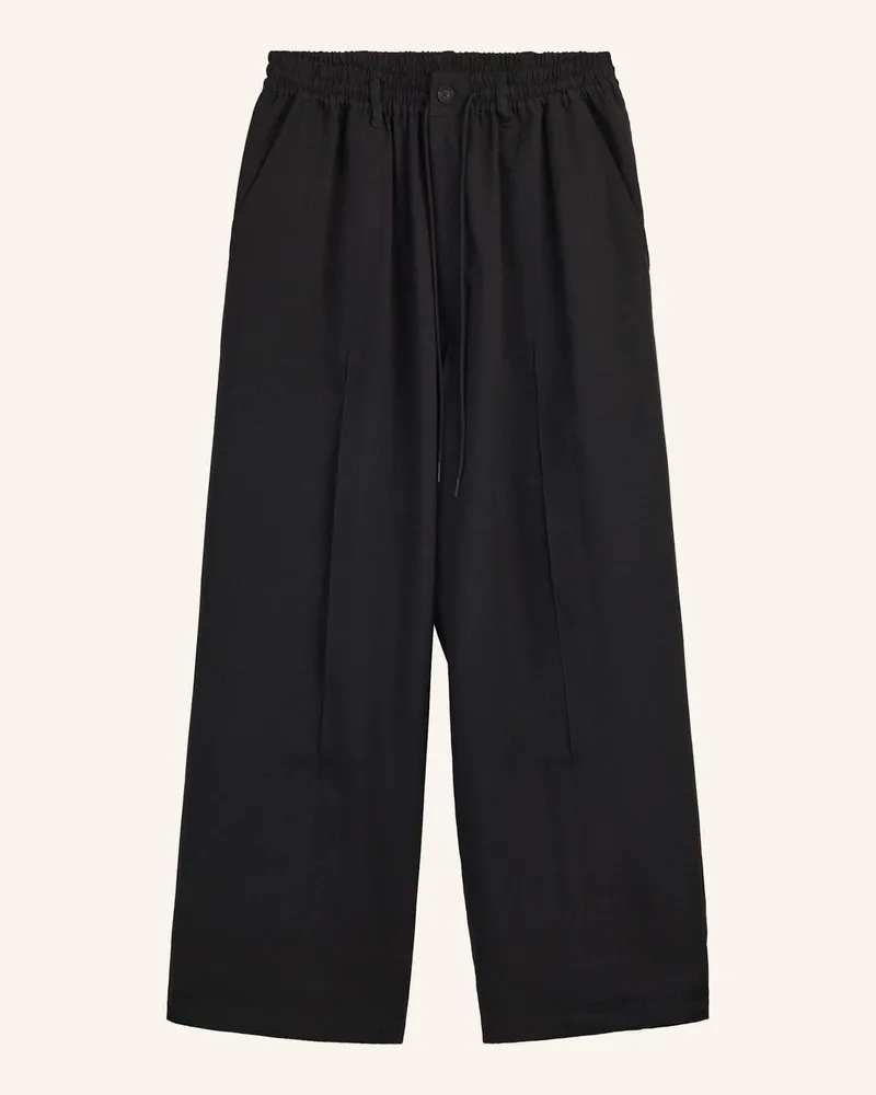 Y-3 Y-3 Sport Uniform Box Hose Mit Falten schwarz Schwarz