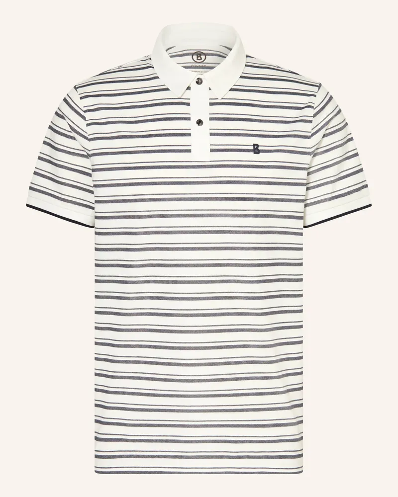 Bogner Piqué-Poloshirt Timo Regular Fit weiss Ecru