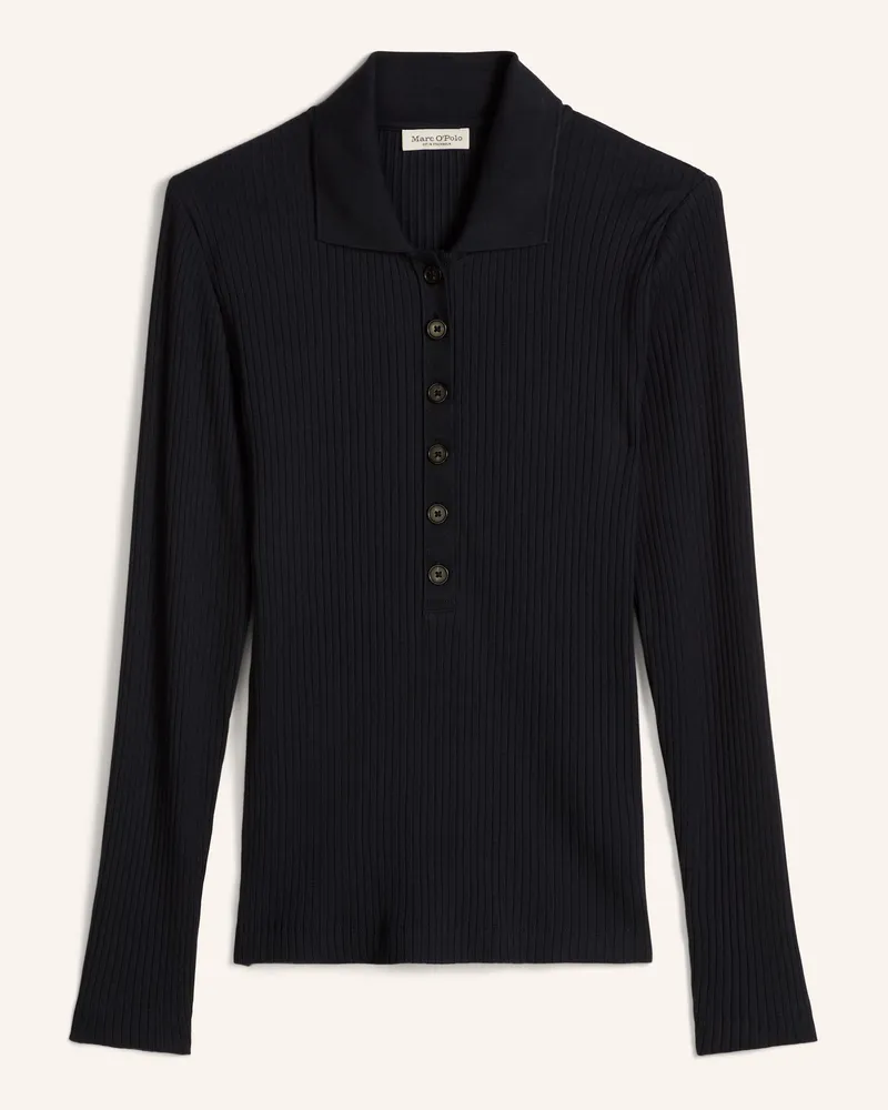Marc O'Polo Jerseypolo blau Blau