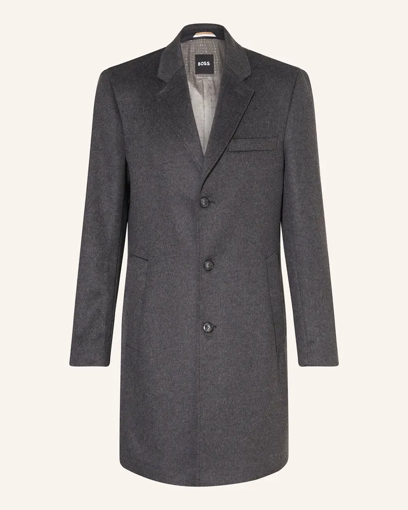 HUGO BOSS Mantel H-Hyde grau Dunkelgrau