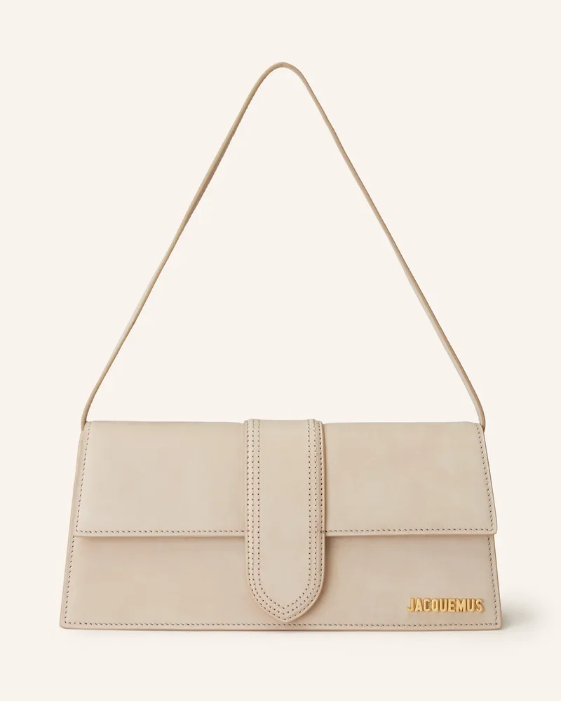 Jacquemus Schultertasche LE BAMBINO LONG Creme