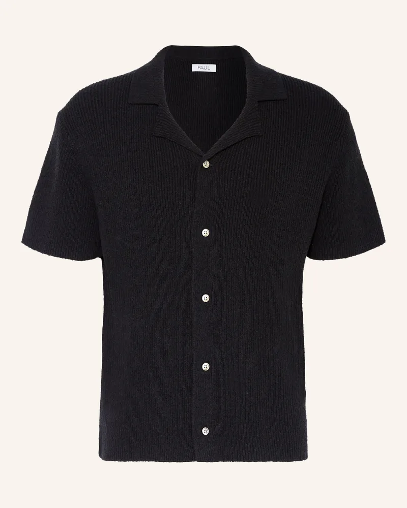 paul Strick-Resorthemd schwarz Schwarz