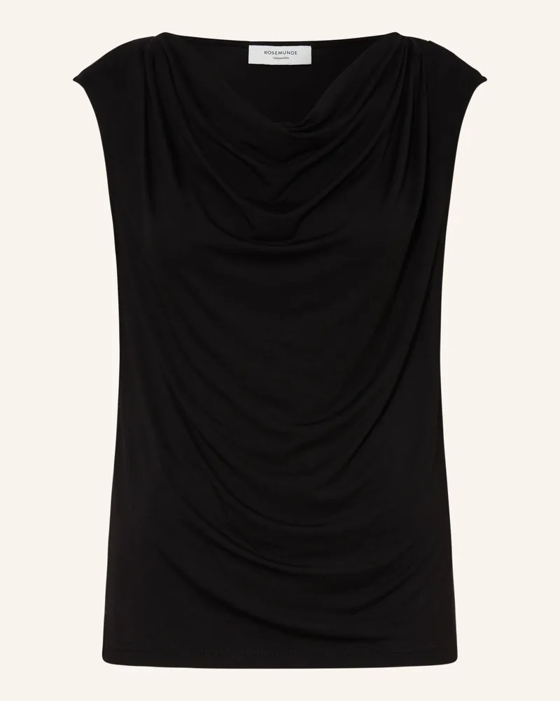 Rosemunde Top schwarz Schwarz