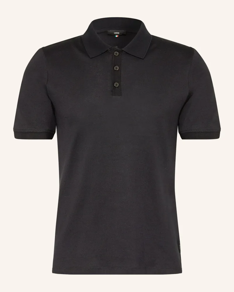 cinque Jersey-Poloshirt CIBOLD Schwarz