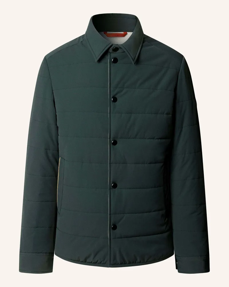 Hackett Fieldjacket Hs City Puffer Shirt gruen Grün