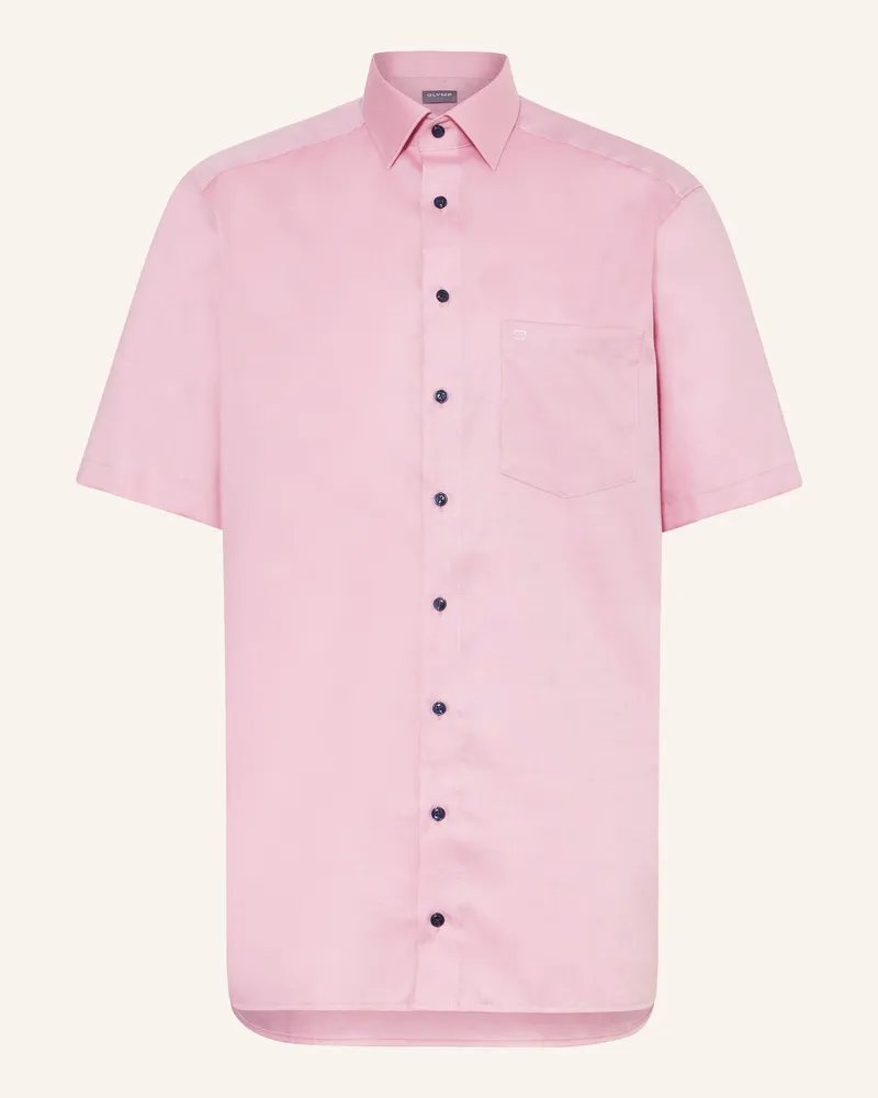 Olymp Kurzarm-Hemd Luxor Comfort Fit rosa Rosa