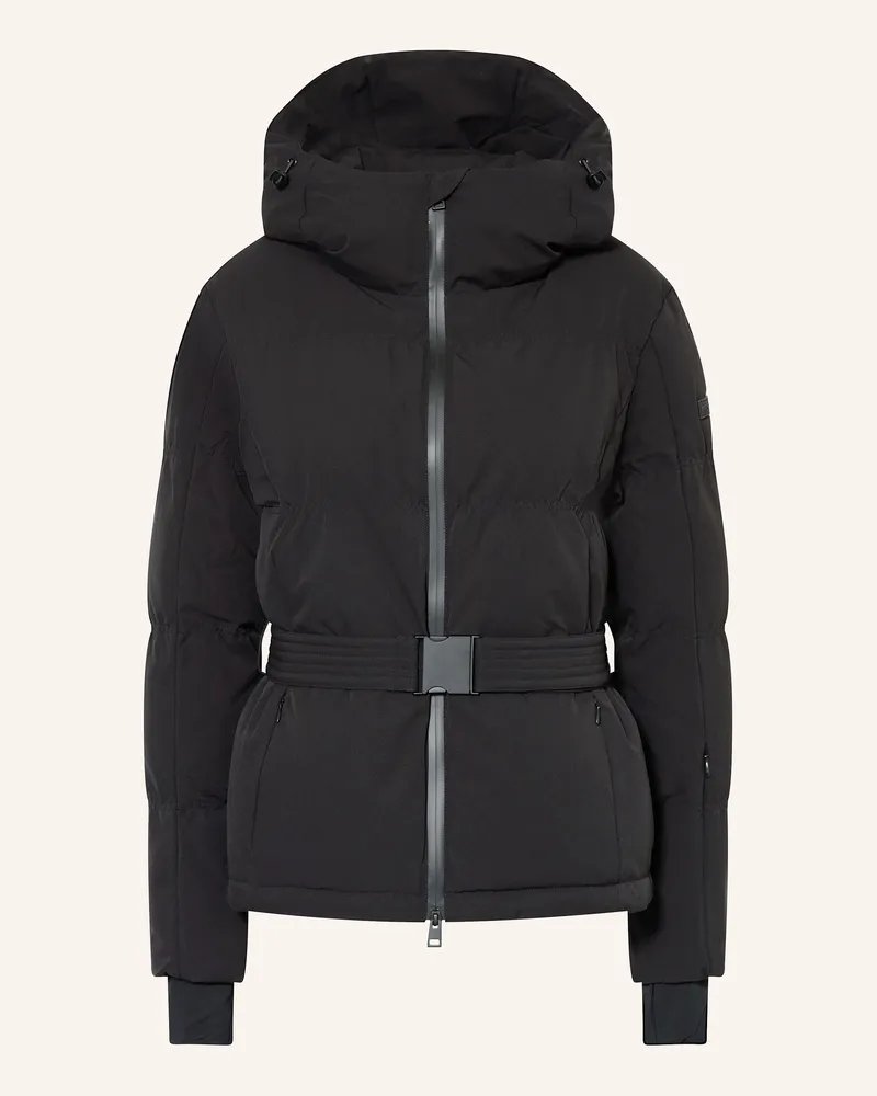 Mrs & HUGS Skijacke schwarz Schwarz