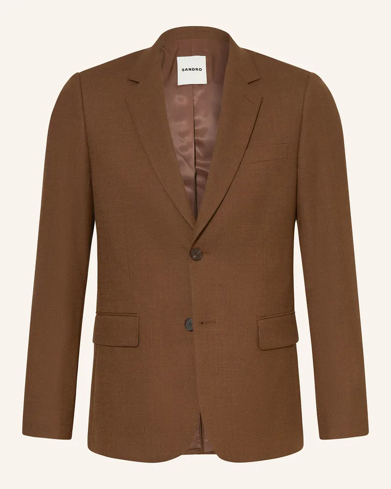 Sandro Anzugsakko Extra Slim Fit braun 73