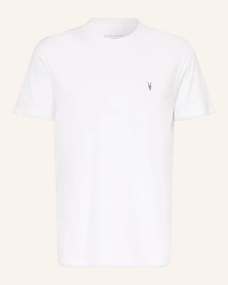 AllSaints T-Shirt Dexter weiss Weiss