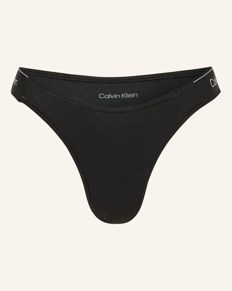 Calvin Klein Panty Icon Cotton schwarz Schwarz