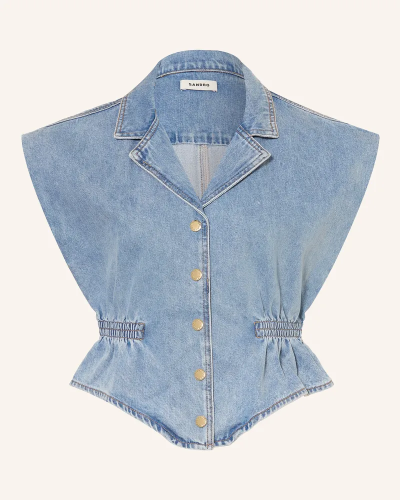 Sandro Jeansweste Blau