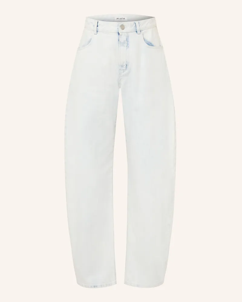 Alaïa Barrel Jeans blau 523