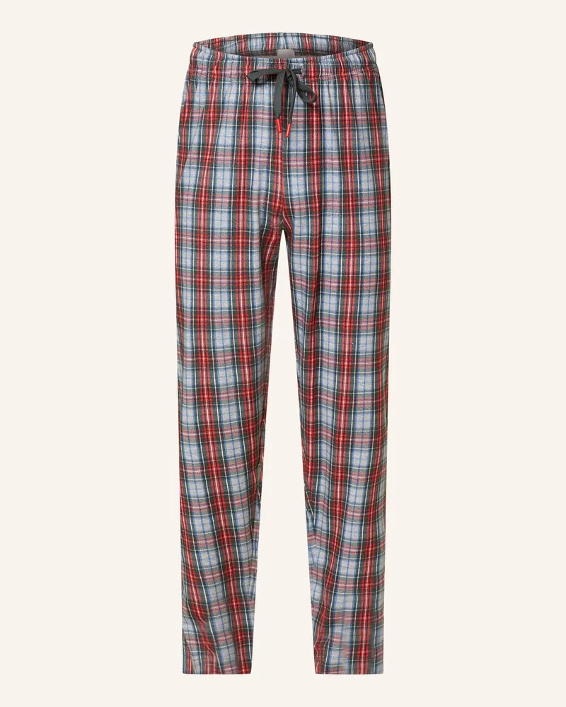 Mey Schlafhose Serie CHECKERED PATTERN aus Flanell Grün