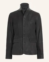 AllSaints Lederjacke SURVEY Schwarz