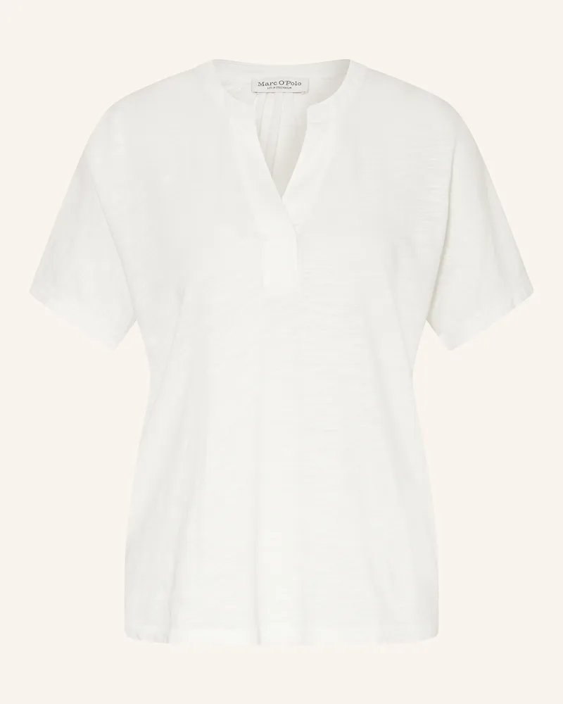 Marc O'Polo Blusenshirt aus Jersey Weiss