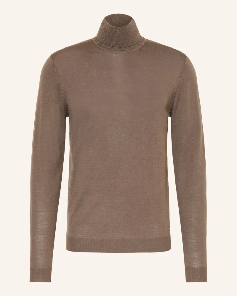 Roy Robson Rollkragenpullover beige Khaki