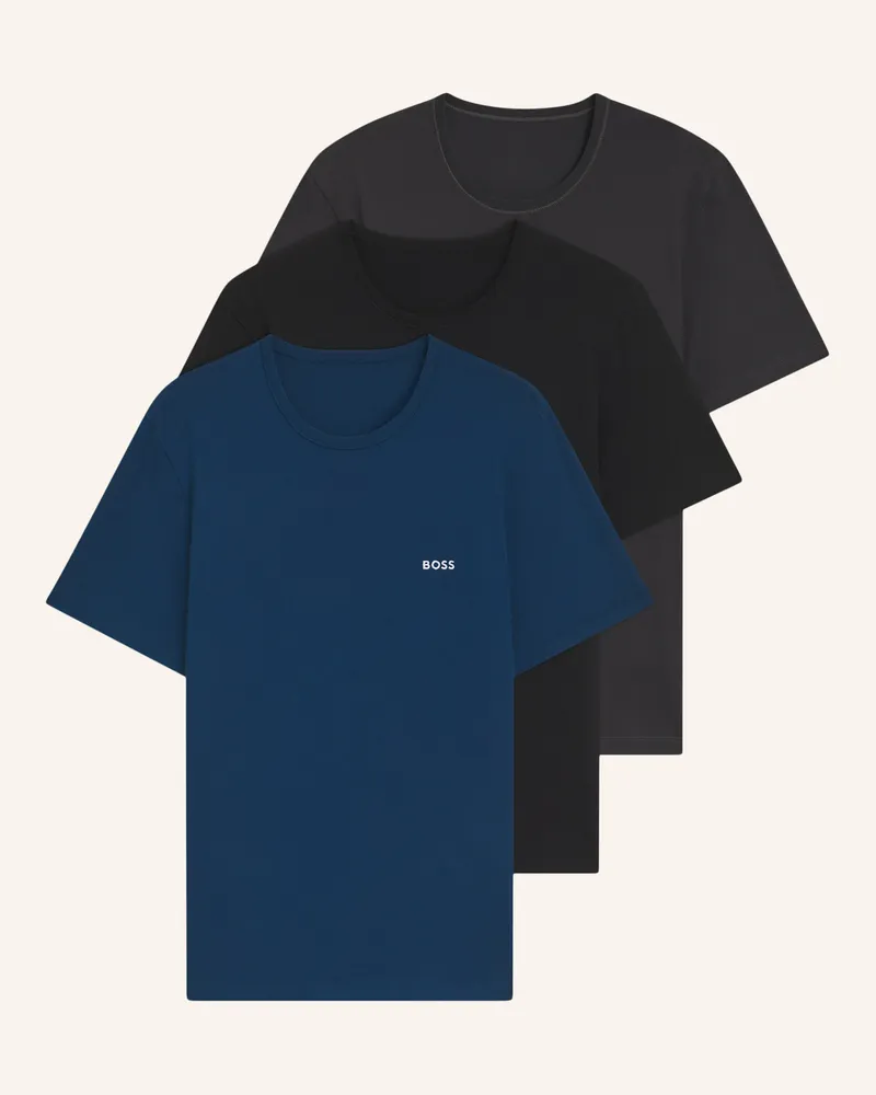 HUGO BOSS Unterw�Sche Top Tshirtrn 3p Classic Regular Fit blau Blau