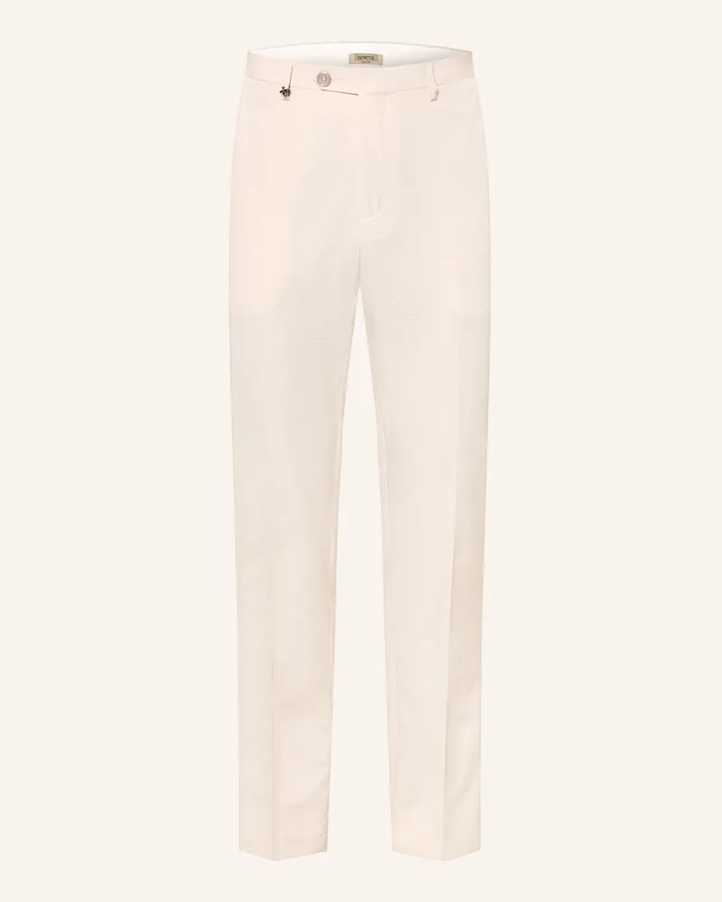 DISTRETTO12 Anzughose Arezzo Slim Fit weiss 0077