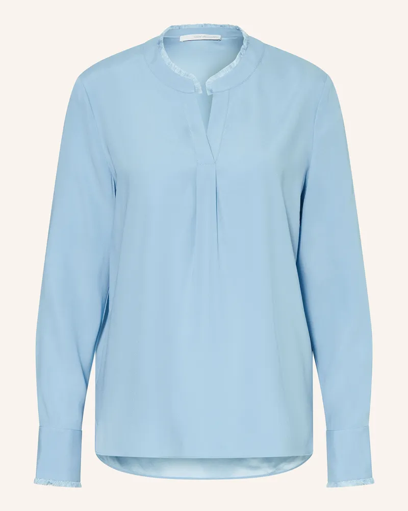 Herzen's Angelegenheit Blusenshirt aus Seide Hellblau