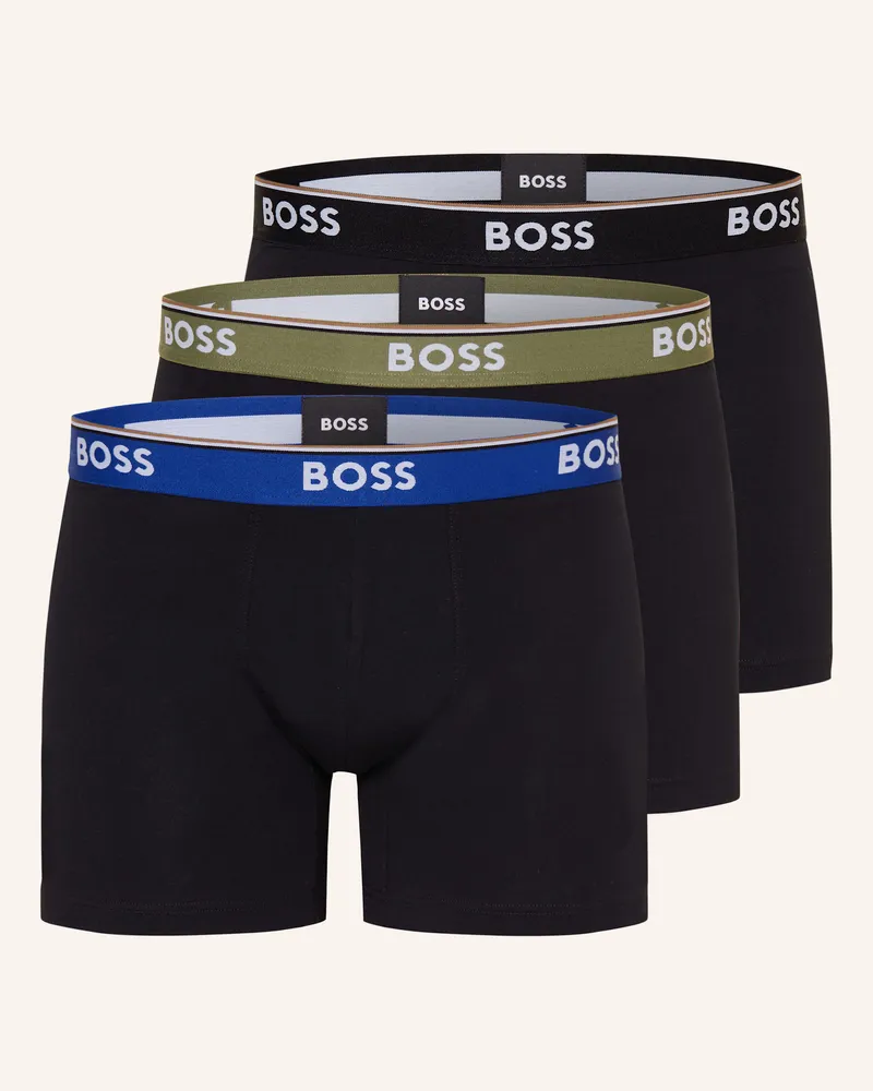 HUGO BOSS 3er-Pack Boxershorts POWER Schwarz